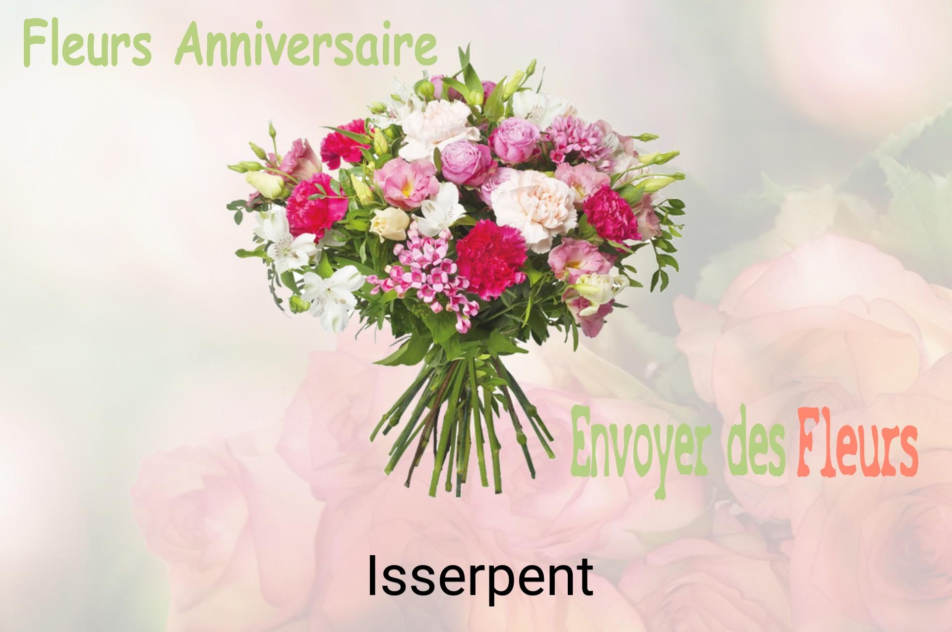 Bouquet de fleurs d’anniversaire livré à Isserpent